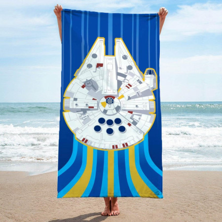 Star Wars the Millennium Falcon Beach Towel